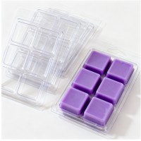 θήκες για wax melts 6 θέσεων τετράγωνες